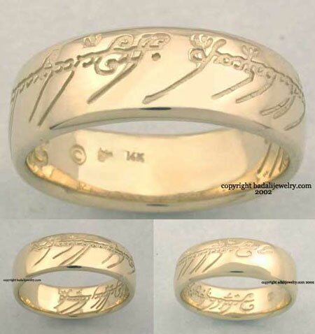 14k. Gold The One Ring (ORG-14)