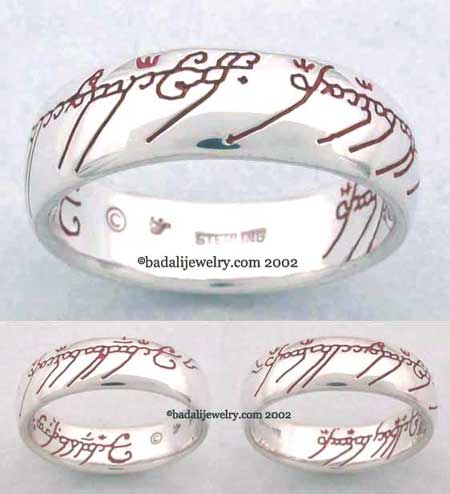 Sterling Silver The One Ring Red (ORS-03)
