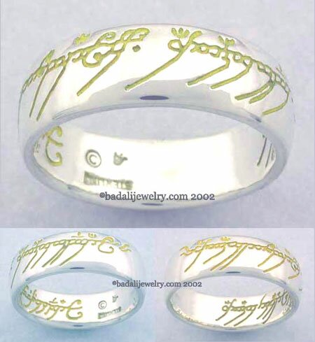 Sterling Silver The One Ring Yellow (ORS-04)