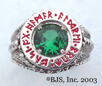 Dwarven Ring of Power - Emerald (DWR-E)