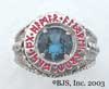Dwarven Ring of Power - Blue Zircon (DWR-Z) Dwarven Ring of Power - Blue Zircon (DWR-Z)