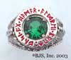 Dwarven Ring of Power - Emerald (DWR-E) Dwarven Ring of Power - Emerald (DWR-E)