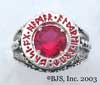 Dwarven Ring of Power - Ruby (DWR-R) Dwarven Ring of Power - Ruby (DWR-R)