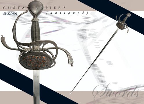 Hanwei Gustav Rapier Antiqued