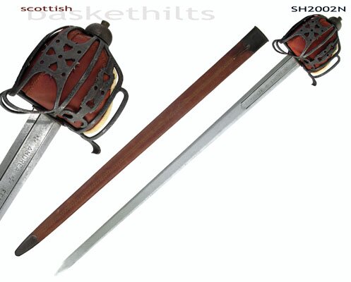 Pałasz Hanwei Scottish Basket-Hilt Broadsword (Antiqued)