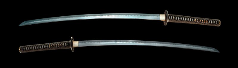 Dynasty Forge 28.5`` Daimyo F/F Tri-Steel Katana in Musashi Theme