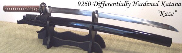 Katana Cheness Kaze - 9260 Differentially Hardened Spring Steel