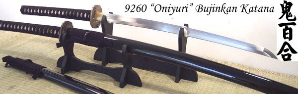 Katana Cheness Oniyuri - 9260 Custom Bujinkan Katana w Bohi