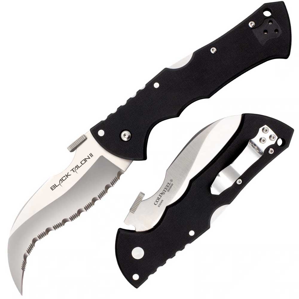 Nóż Cold Steel Black Talon II Serrated Edge S35VN