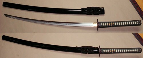 Green Bamboo Snake Katana