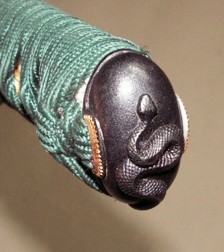 Green Bamboo Snake Katana