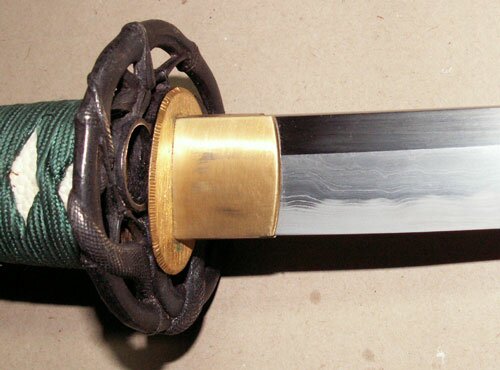 Green Bamboo Snake Katana