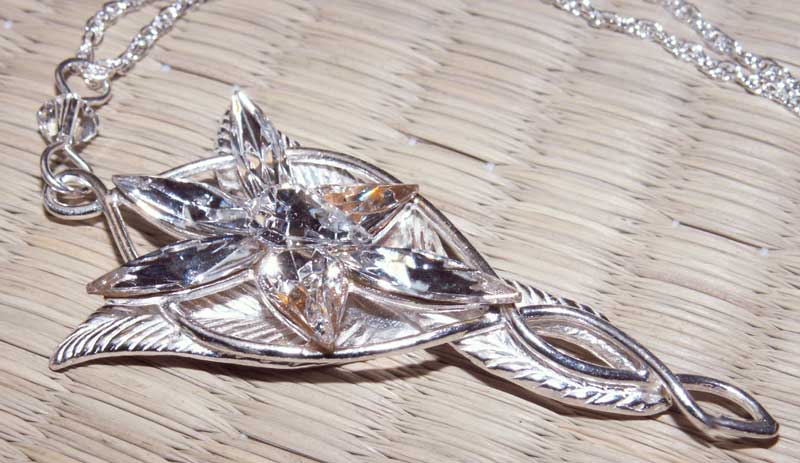 Srebrny wisiorek Arweny - LOTR Arwen`s Evenstar Pendant