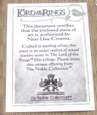 Srebrny wisiorek Arweny - LOTR Arwen`s Evenstar Pendant