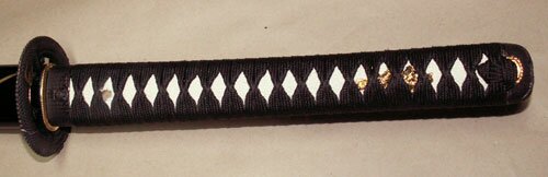 Samurai Katana - Dragon Tsuba Black
