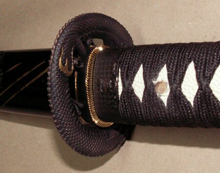 Samurai Katana - Dragon Tsuba Black