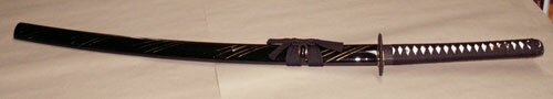 Samurai Katana - Dragon Tsuba Black