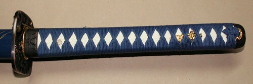 Samurai Katana - Samurai Tsuba Blue