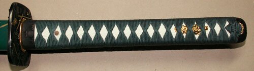 Samurai Katana - Samurai Tsuba Green