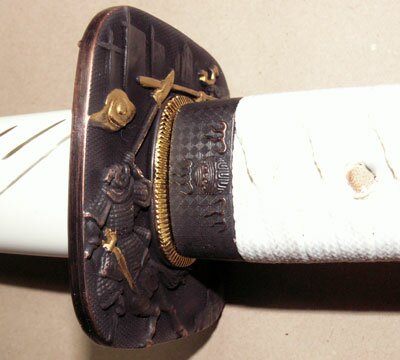 Samurai Katana - Samurai Tsuba White