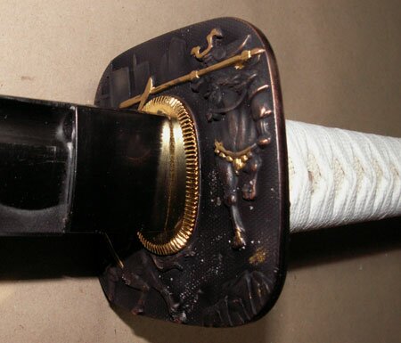 Samurai Katana - Samurai Tsuba White