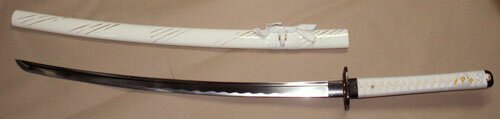 Samurai Katana - Samurai Tsuba White