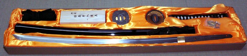 Masahiro Handmade Katana Disassembled