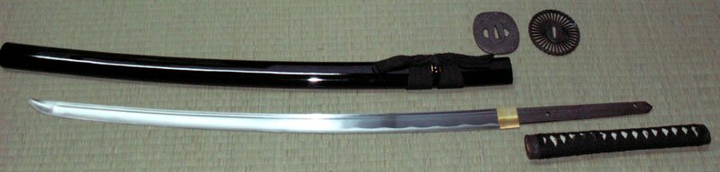 Masahiro Handmade Katana Disassembled
