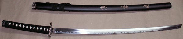 Zestaw 3 mieczy samurajskich z podstawką