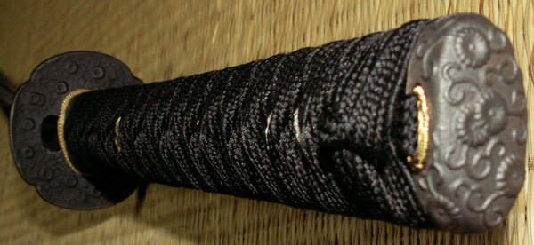 Dynasty Forge 28.5`` Bushi F/F Tri-Steel Shobu Katana in Cherry Blossom Theme
