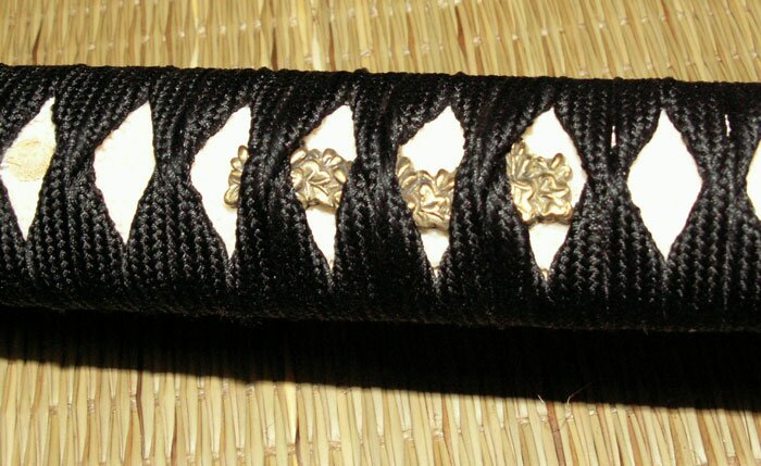 Dynasty Forge 28.5`` Bushi F/F Tri-Steel Shobu Katana in Cherry Blossom Theme