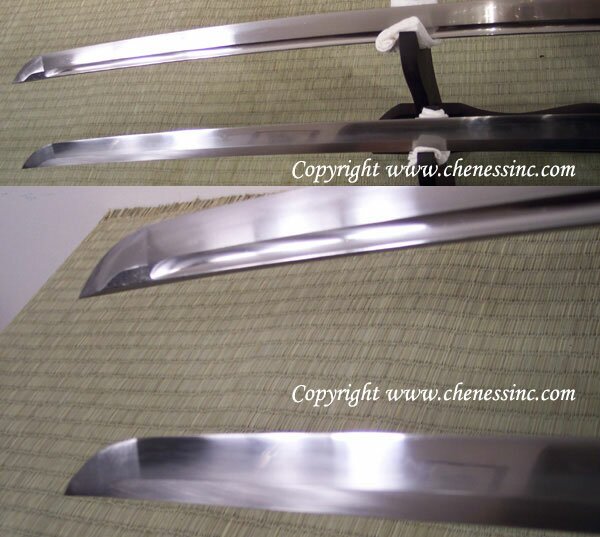Katana Cheness Tenchi - 9260 Silicon Alloy Spring Steel Blade w Bohi
