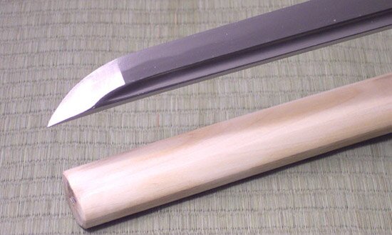 Katana Cheness 9260 Silicon Alloy Spring Steel Blade in Shirasaya