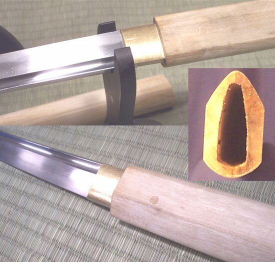 Katana Cheness 9260 Silicon Alloy Spring Steel Blade in Shirasaya