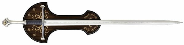 Miecz Aragorna LOTR Anduril The Sword of King Elessar