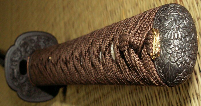 Dynasty Forge 29`` Daimyo 1095 Katana with Bo-Hi in Mokko Cherry Theme