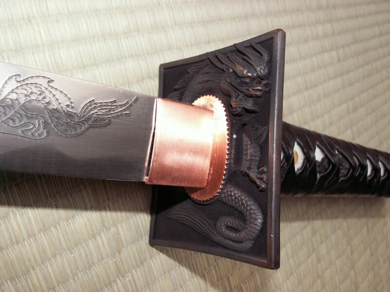Miecz Ninja - Ten Ryu Hand Forged Ninja Sword Dragon