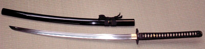 Miecz Ten Ryu Handmade Black Katana