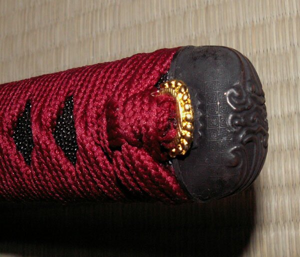 Miecz Ten Ryu Handmade Burgundy Katana