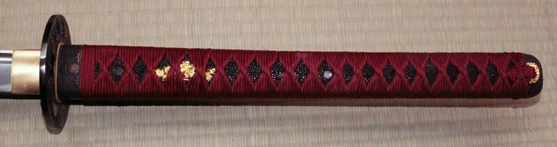 Miecz Ten Ryu Handmade Burgundy Katana