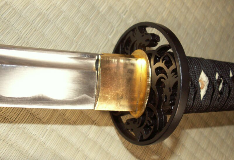 Ten Ryu Hand sharpen Dragon Katana Black