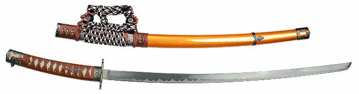 Miecz ozdobny Samurai Tachi Gold
