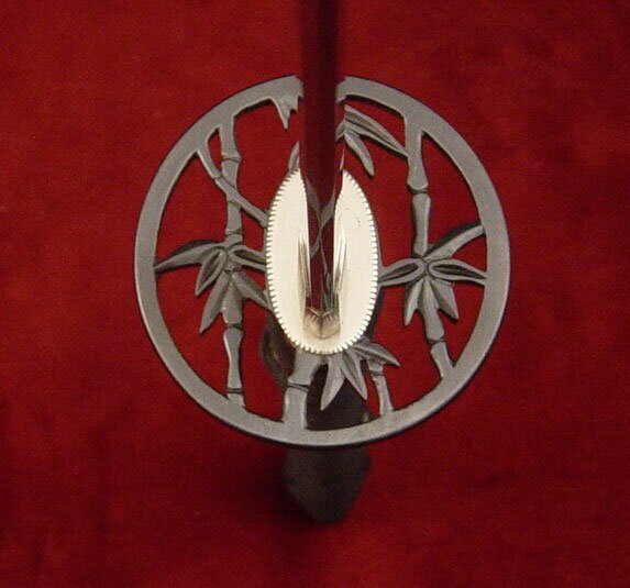 Citadel Katana Flowers Silver