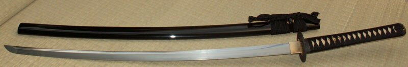Dynasty Forge 28.5`` Bushi F/F Tri-Steel Katana in Wave Theme