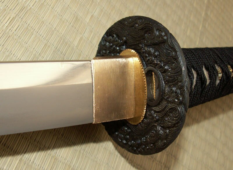 Dynasty Forge 28.5`` Bushi F/F Tri-Steel Katana in Wave Theme