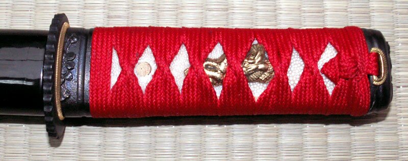 Dragon Blade Handmade Tanto Flower Design