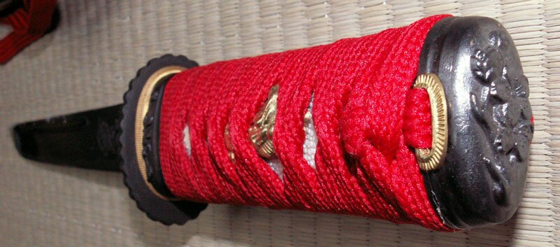 Dragon Blade Handmade Tanto Flower Design