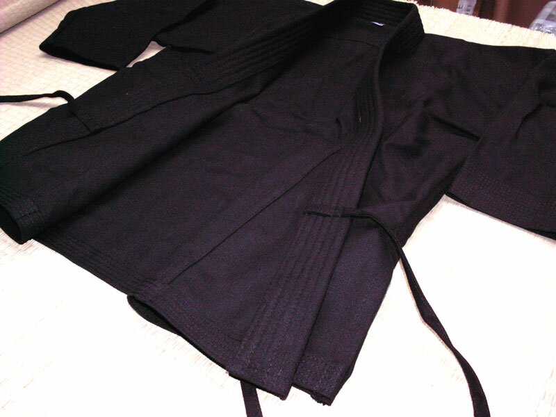 Karategi czarne 12oz - Kimono do karate