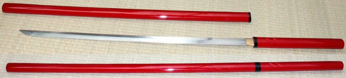 Miecz Zatoichi Hand Forged Sword Red