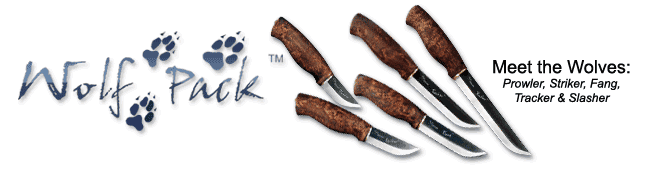 Nóż Kellam Knives Tracker - Wolf Pack
